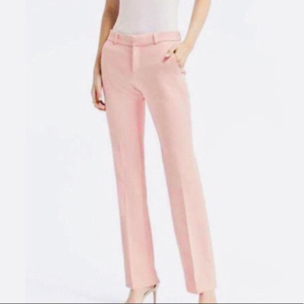 Banana Republic Pink Petite Logan Office / Career Wear Trousers with Pockets